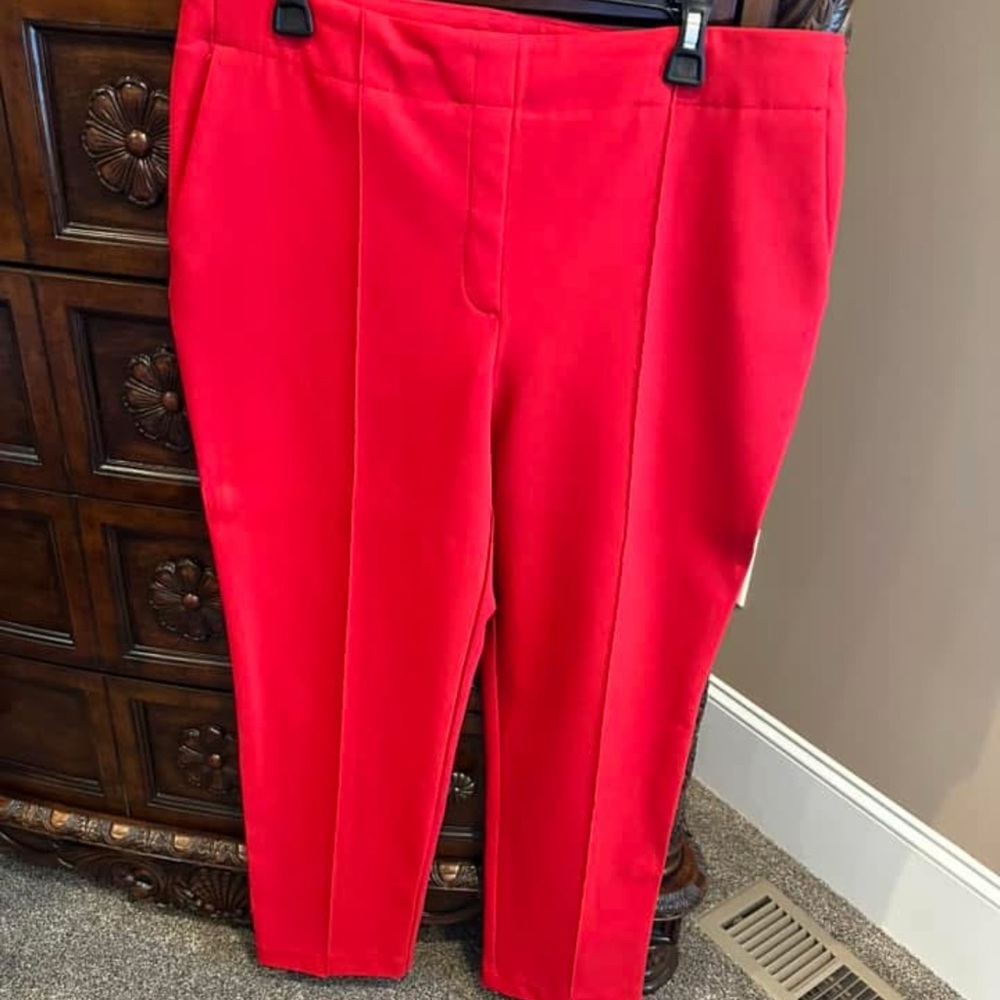 Ladies dress pants. Elastic waist.